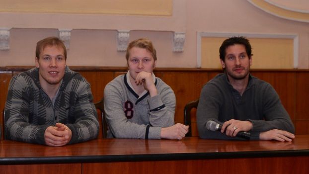 Лейтон, Киискинен и Виртанен встретились со студентами ДонНТУ