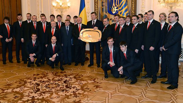 ХК "Донбасс" в гостях у Президента Украины