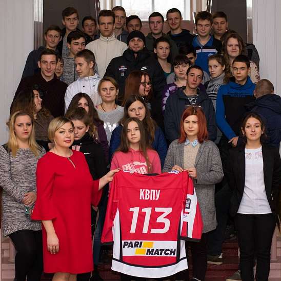 Студенты Константиновского училища №113 присоединились к хоккейной семье «Донбасса»