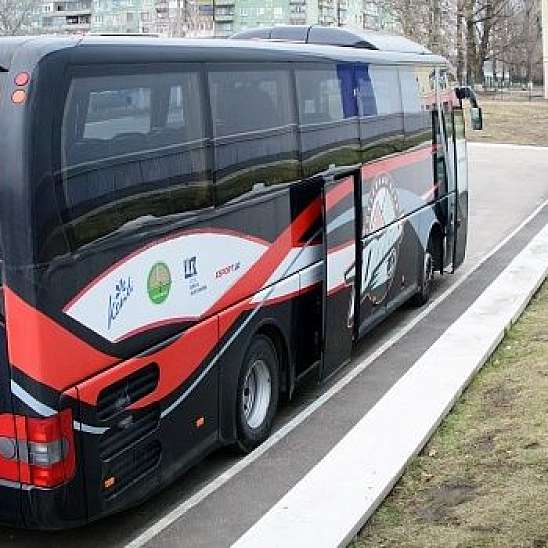 Клубный автобус ХК Донбасс на День рождения