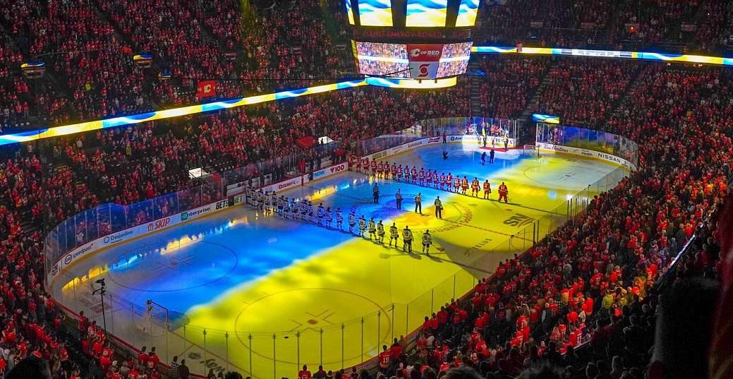 И вновь гимн Украины в НХЛ