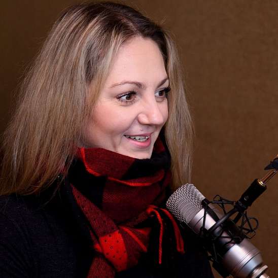 Наталья Гордеева в студии «Классного радио»