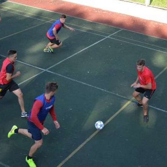 Игровая тренировка ХК "Донбасс": футбол