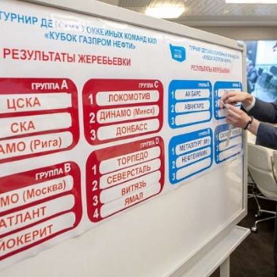 Состоялась жеребьевка группового этапа "Кубка Газпром нефти"