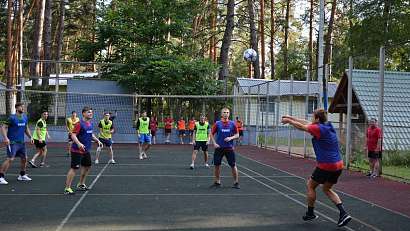 Ігрове тренування ХК "Донбас": волейбол